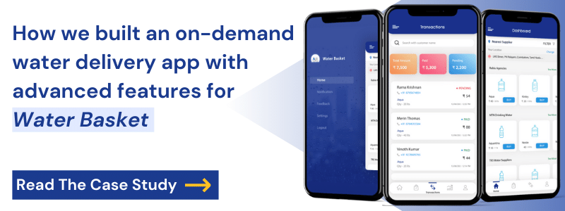 on demand water delivery app