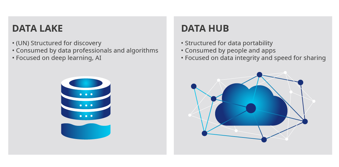 What Is the Difference Between Data Hub and Data Lake?